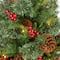 3ft. Pre-Lit Norway Mixed Pine Artificial Christmas Tree, Clear LED Lights